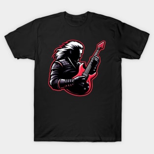 Guitar Hero Solo - Monster Slayer - Dark Fantasy T-Shirt
